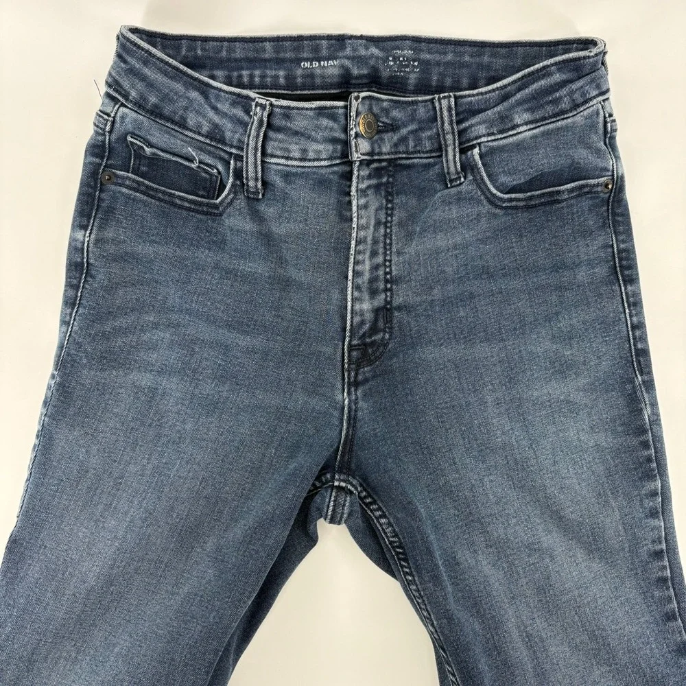 Old Navy Women's Size 8 Short Blue Wash‎ Mid Rise Skinny Jeans